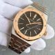 Copy Swiss Audemars Piguet 3120 Watch 2-Tone Rose Gold Black Dial (3)_th.jpg